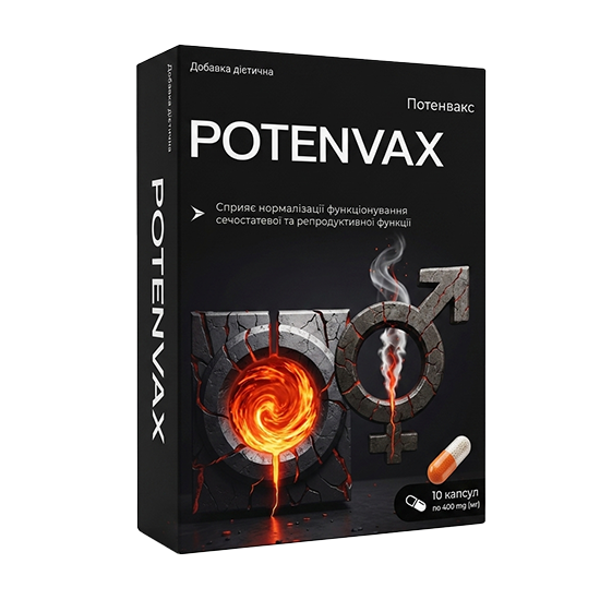 Капсули Potenvax пакування